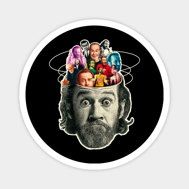 george carlin Magnet by MustGoon